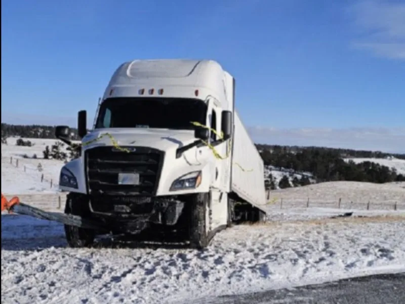 I-70 heavy towing winter colorado